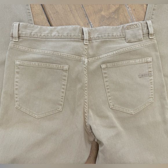 Zegna Khaki capri jeans - Picture 4 of 7